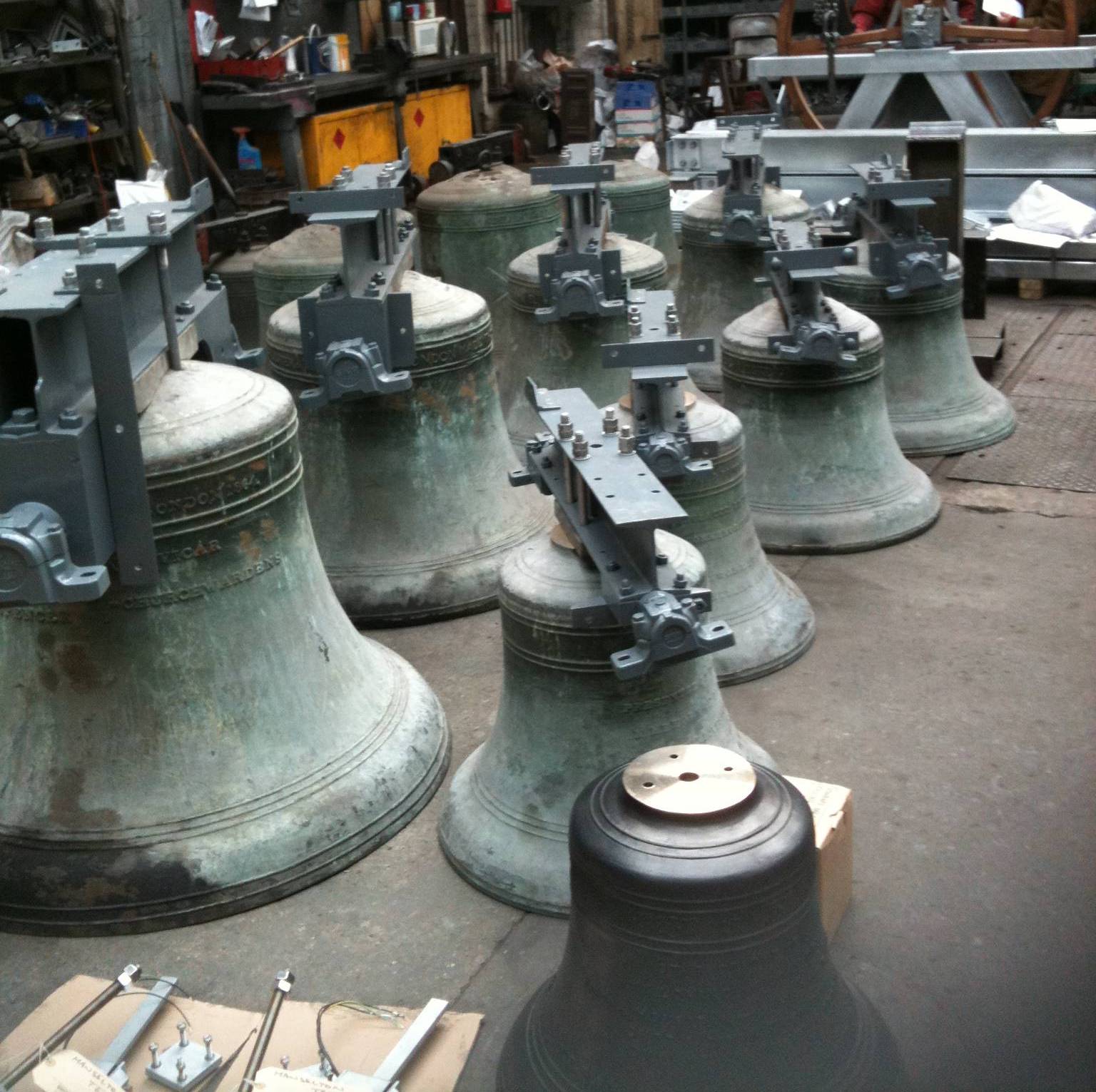 Bells in a workshop